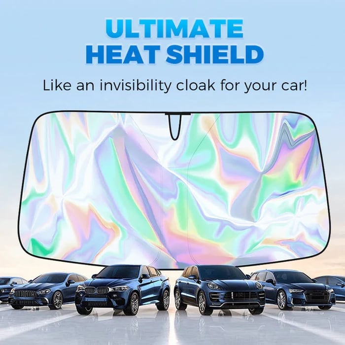 2026 Summer Hot Sale-💥2026 Foldable Anti-UV Windshield Sunshade
