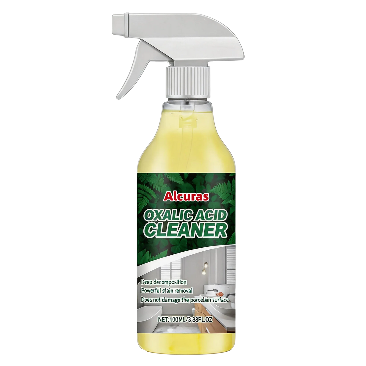Alcuras🔥Bathroom Cleaner for Tough Toilet & Sink Stains