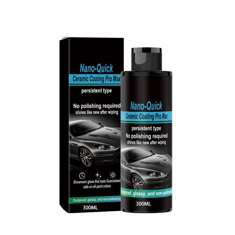 High gloss hydrophobic nanoceramic coating spray
