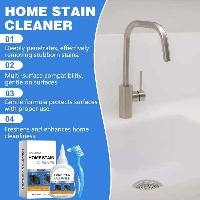 Say Goodbye to Stubborn Mold! Multi-Purpose Mold Remover Gel + Scrub Brush