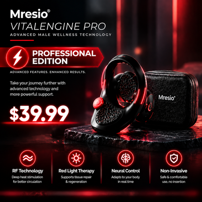 🔥Mresio® VitalEngine Pro-The #1 5-in-1 at-home trainer that reverses ED; PE with advanced Precision
