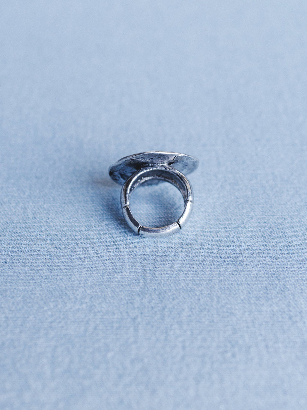 Starlit Stone Ring - Silver