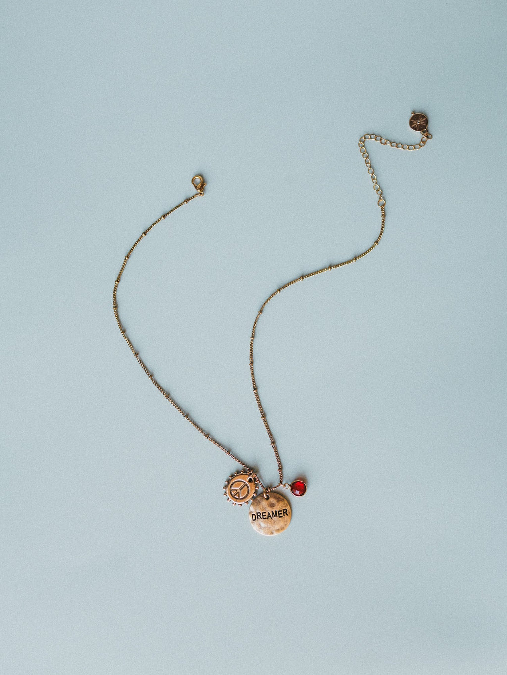 July Dreamer Birthstone Necklace - Ruby