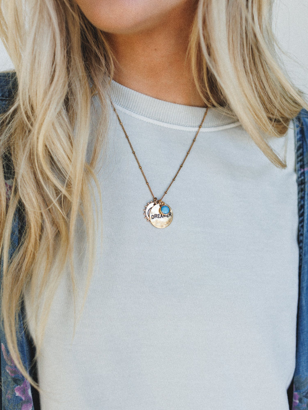 December Dreamer Birthstone Necklace - Turquoise