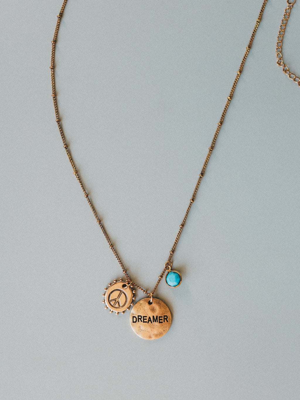 December Dreamer Birthstone Necklace - Turquoise