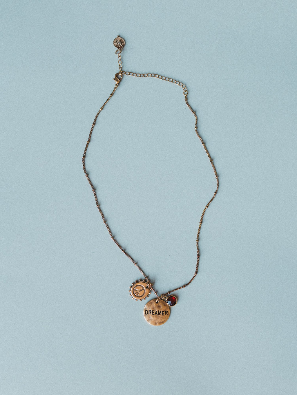 January Dreamer Birthstone Necklace - Garnet