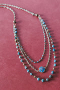 Turquoise Cascade Necklace - Turquoise - Pre Order