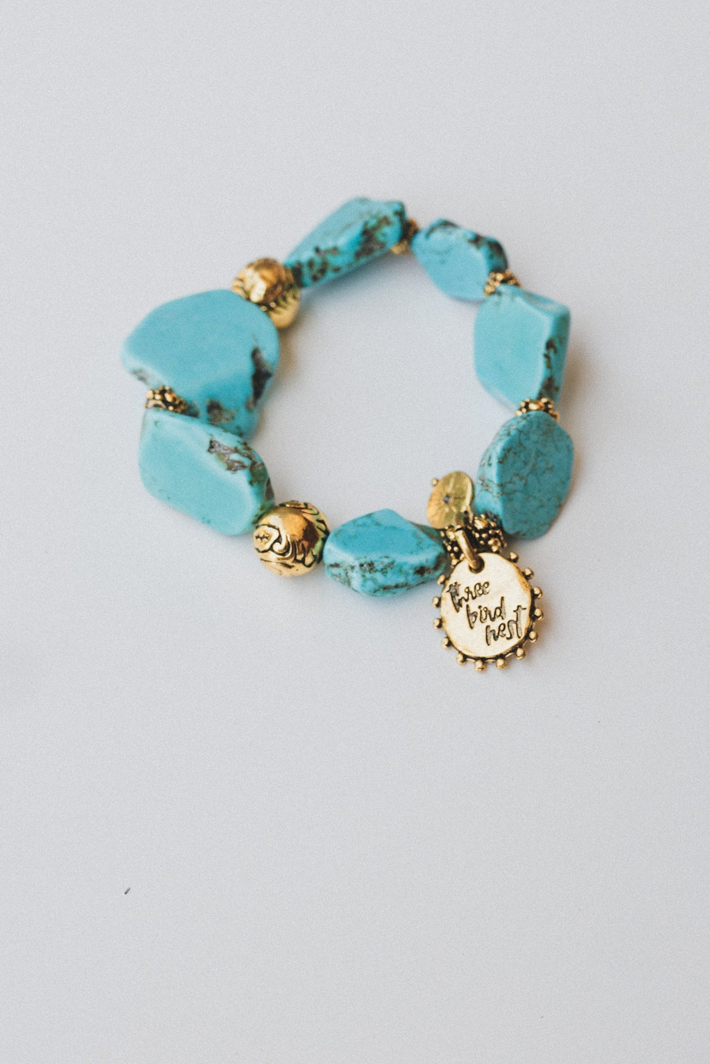 Solstice Treasure Beaded Bracelet - Turquoise