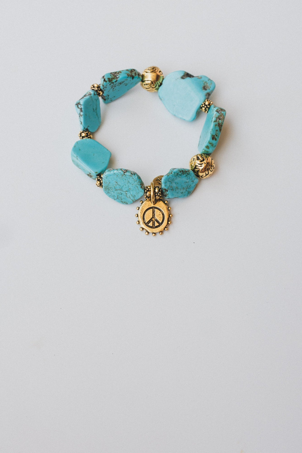 Solstice Treasure Beaded Bracelet - Turquoise