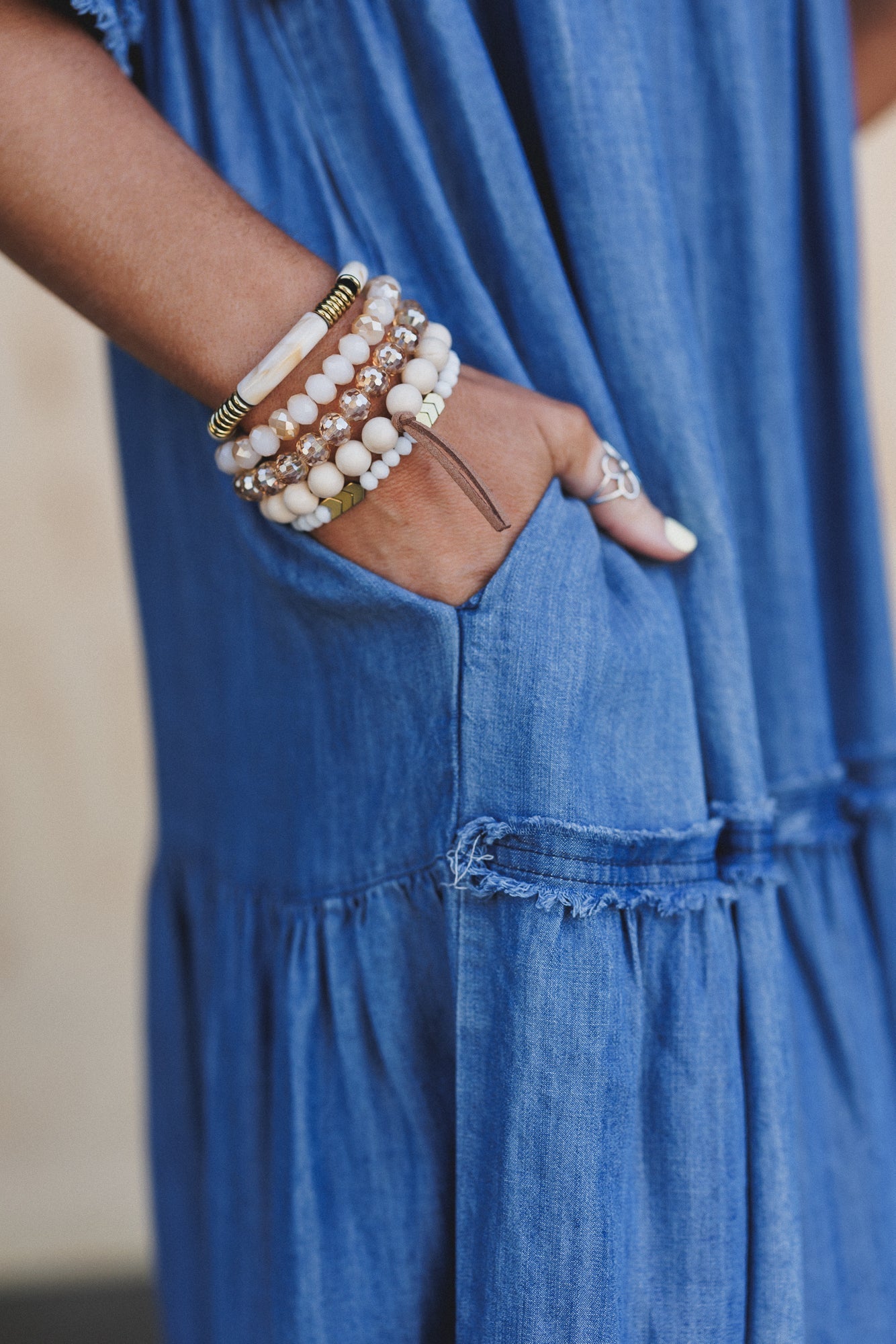 Romilly Bracelet Set - Neutral Multi