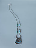 Jamie Long Pendant Necklace - Turquoise