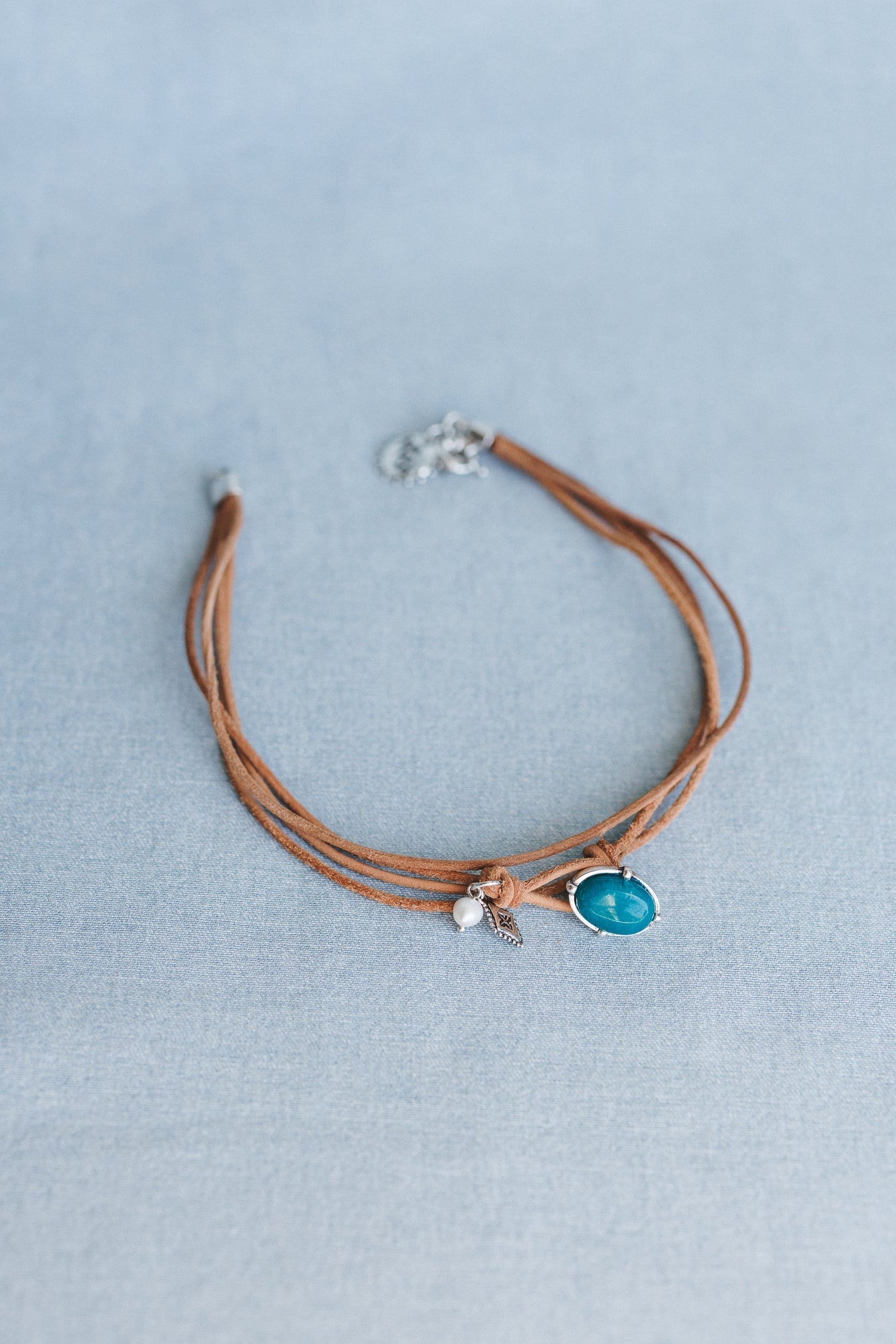 Wish Out Loud Choker Necklace - Turquoise - Pre Order