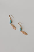 Wild Plume Earrings - Turquoise