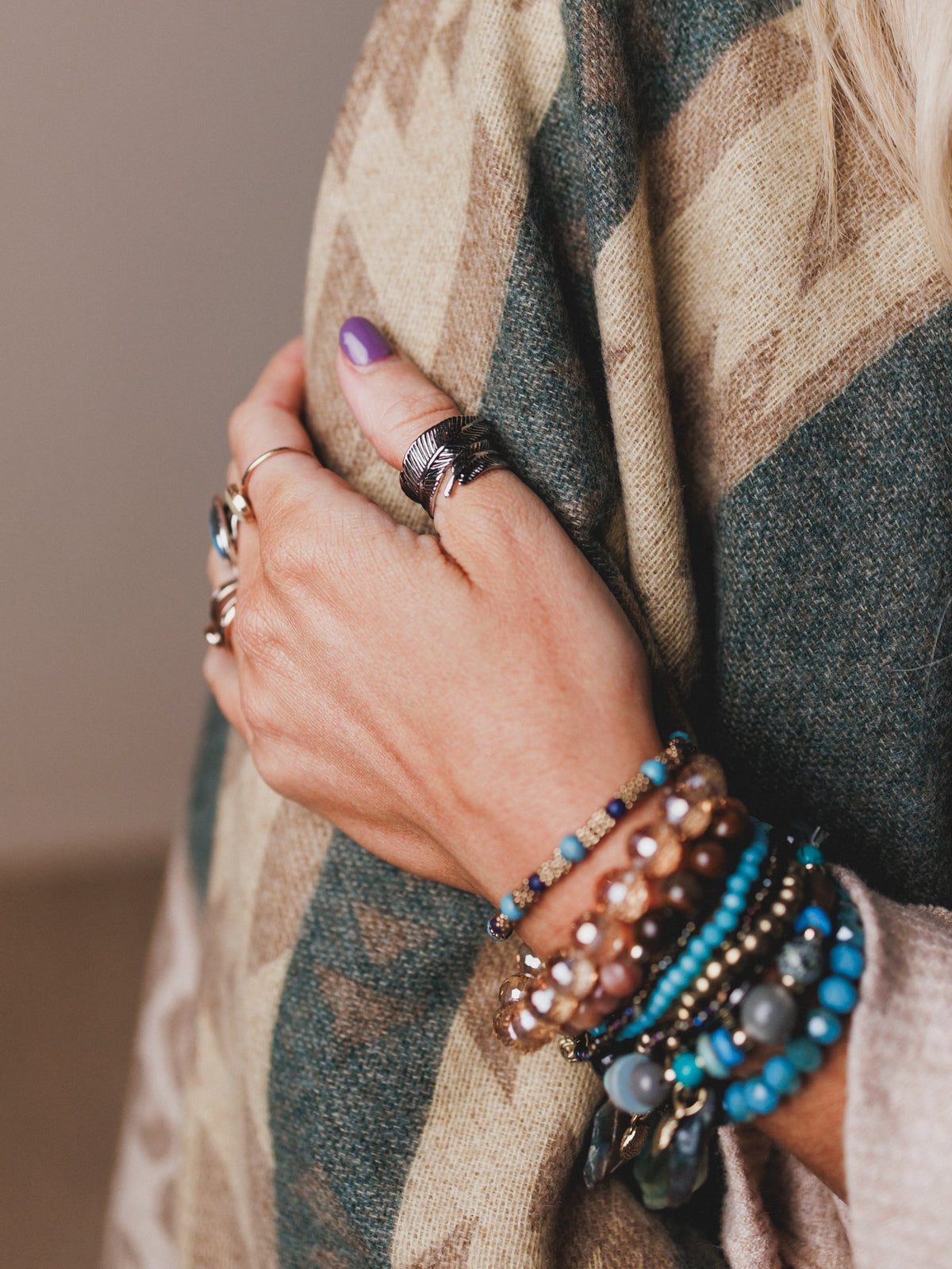 Crown Of Feathers Ring - Silver