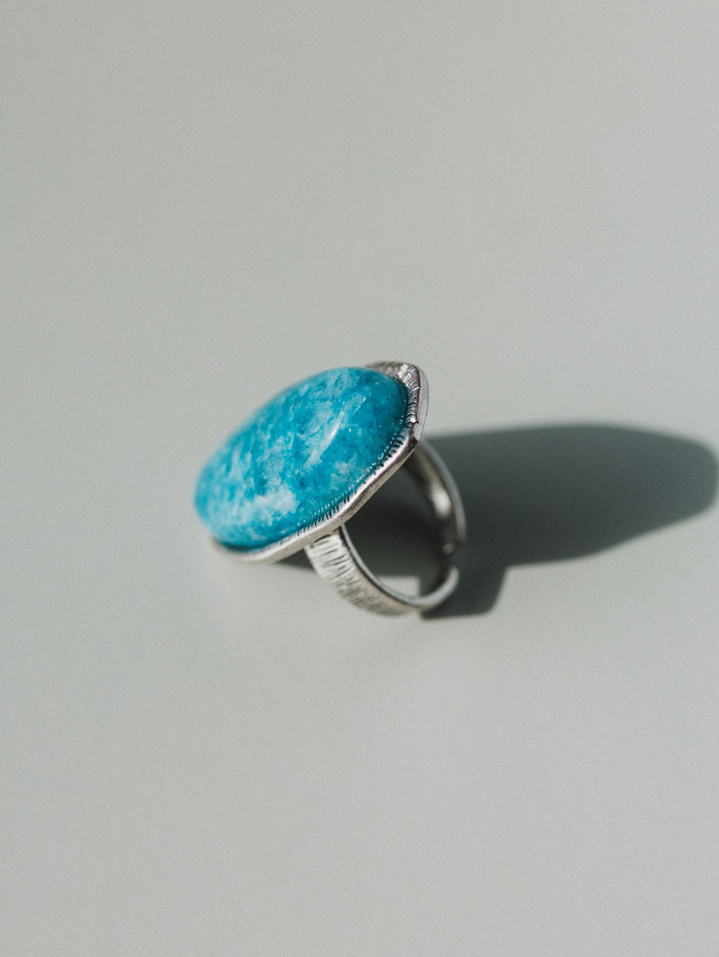 Ibiza Moon Stone Ring - Turquoise