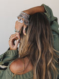 Boho Coin Bracelet - Silver