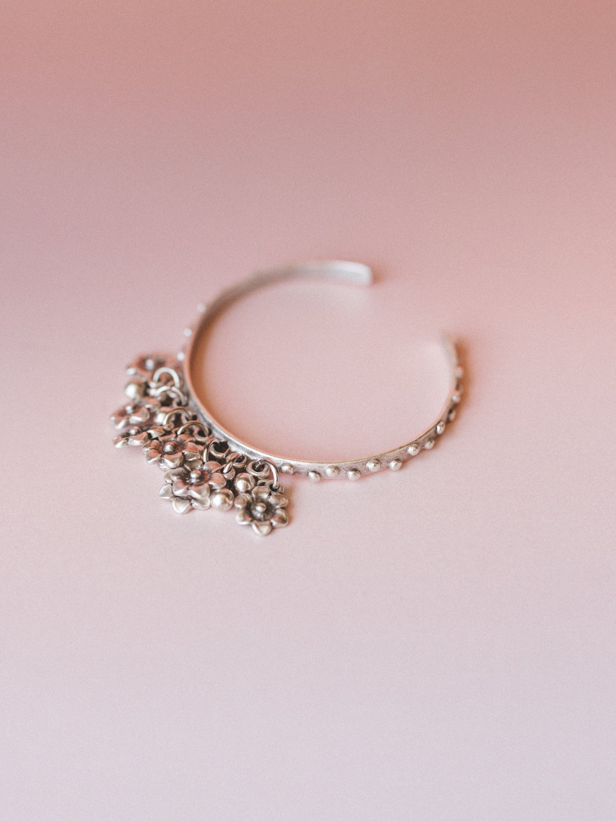 Fields of Flowers Bracelet - Silver