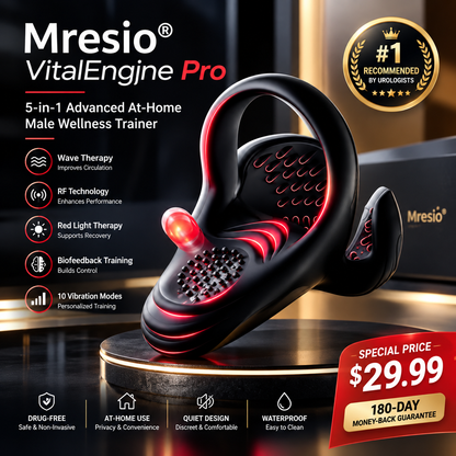 🔥Mresio® VitalEngine Pro-The #1 5-in-1 at-home trainer that reverses ED; PE with advanced Precision