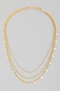 Gilded Glow Layered Necklace - Gold