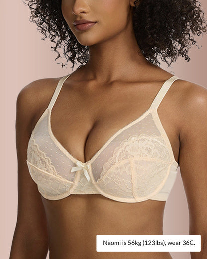 Paiduis® Floral Lace Underwire Bra