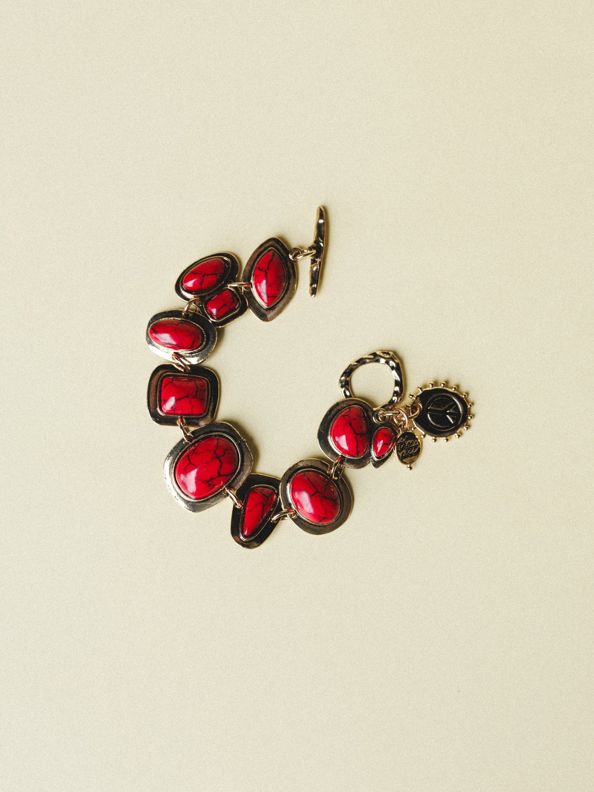 Honey Stone Bracelet - Red
