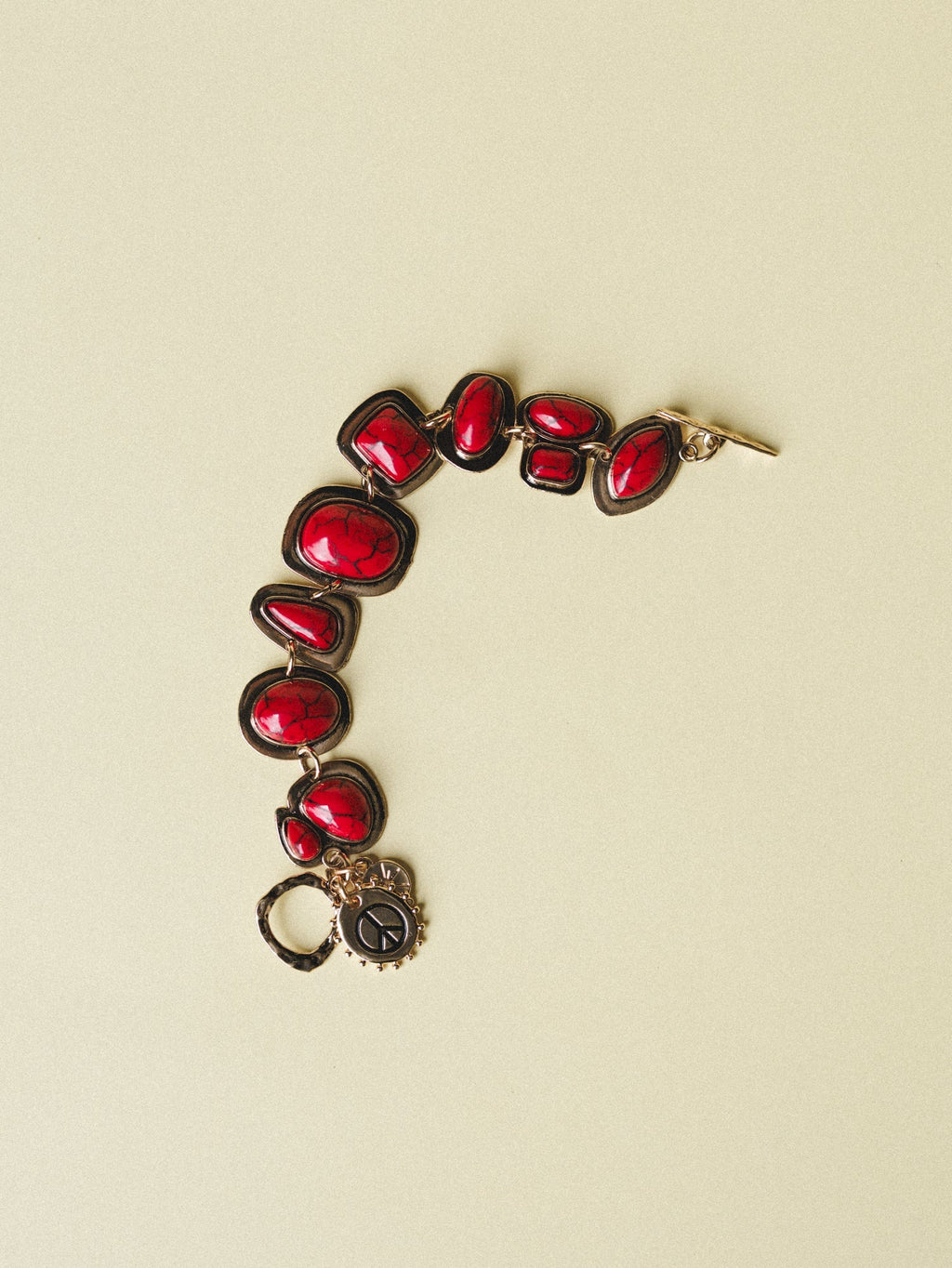 Honey Stone Bracelet - Red