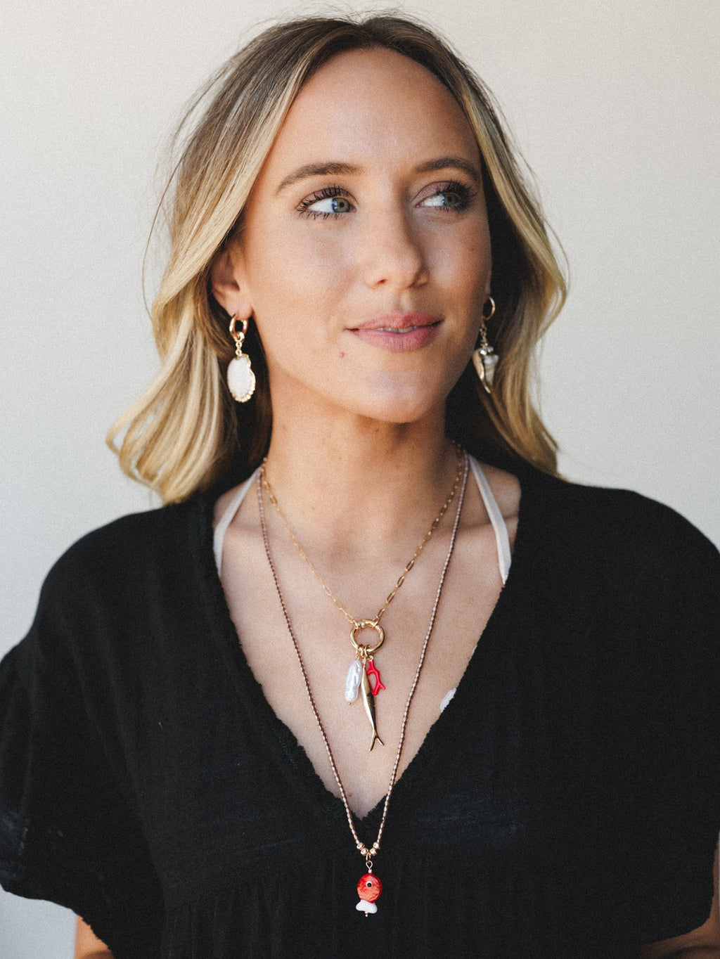 Seashell Dreamer Earrings - Shell