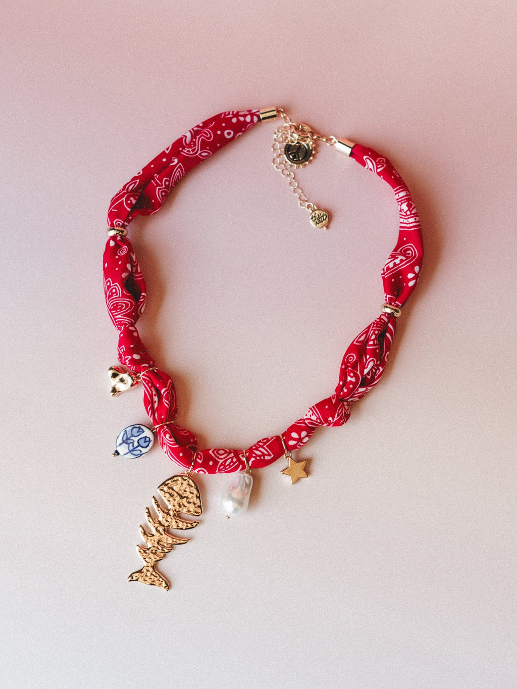 Golden Sea Necklace - Red