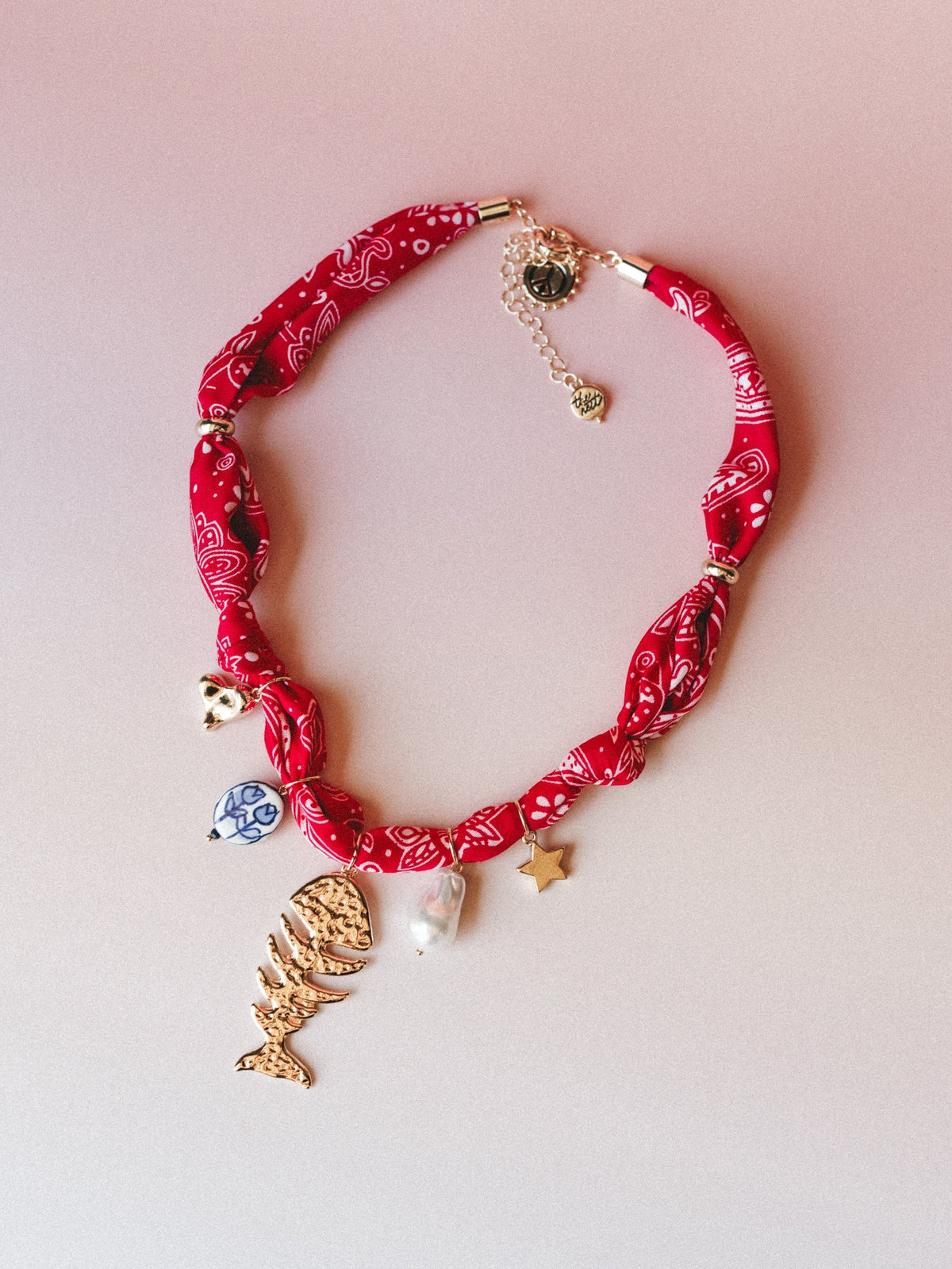 Golden Sea Necklace - Red