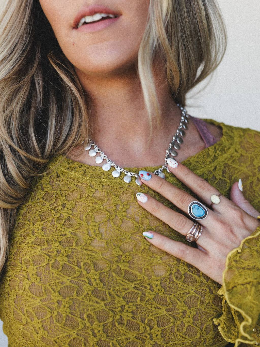 Nights in Nepal Necklace - Silver