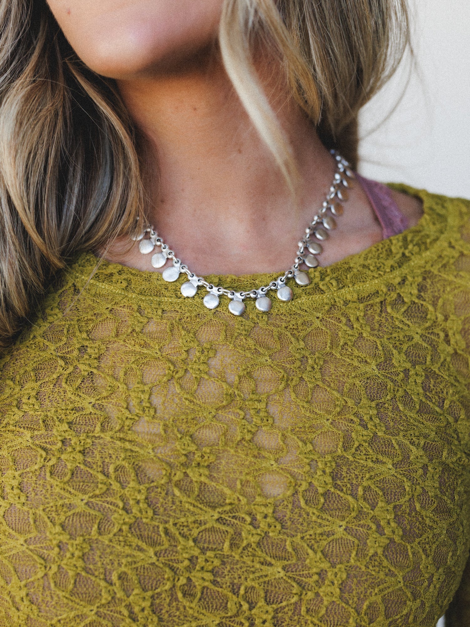 Nights in Nepal Necklace - Silver