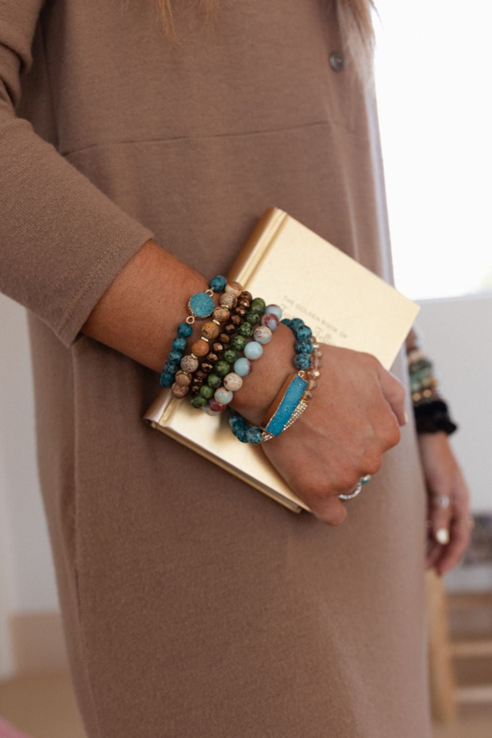 Blue Lagoon Bracelet Set - Blue