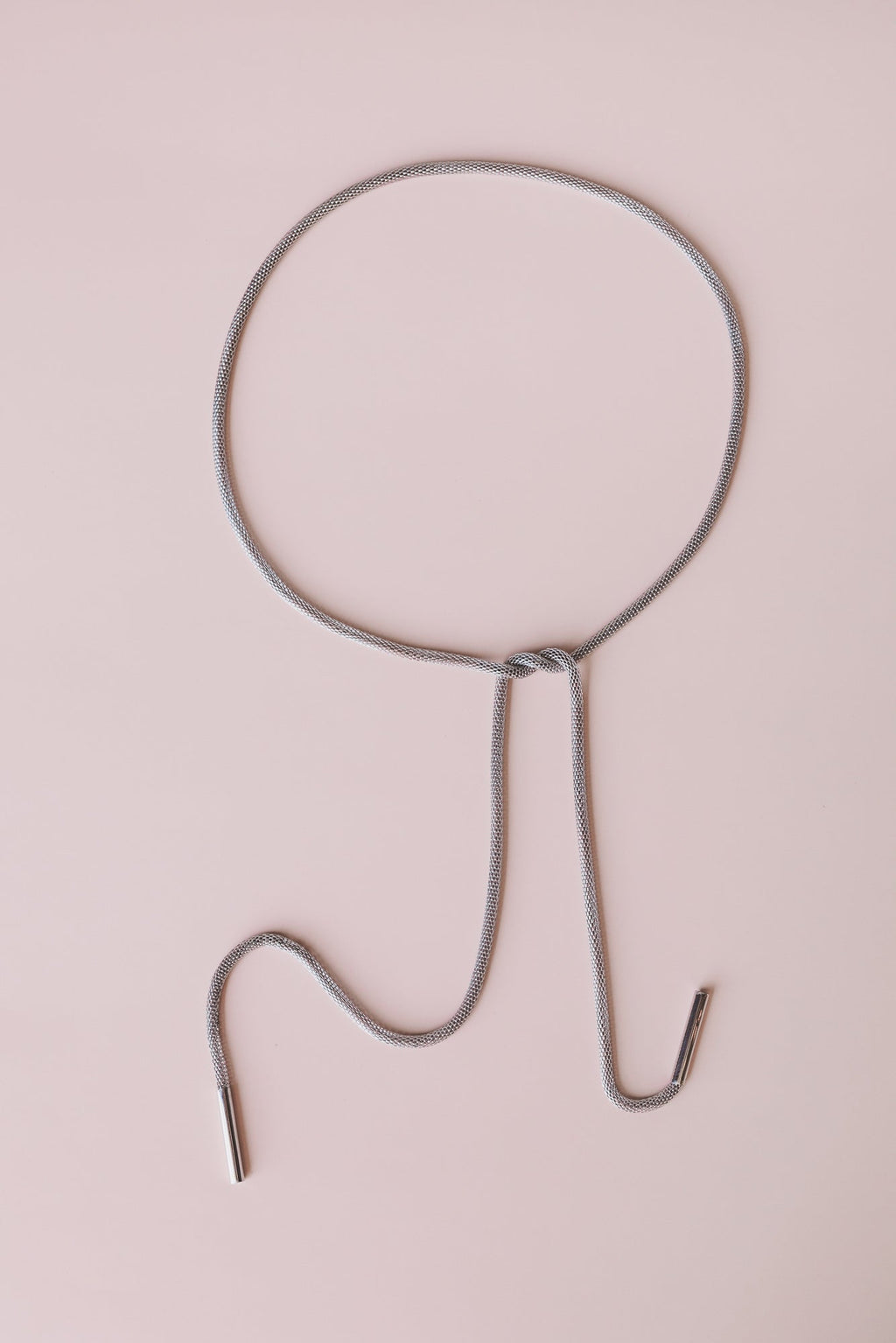 Horizon Drop Necklace - Silver