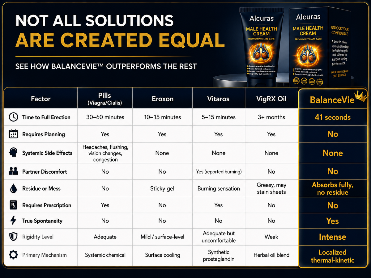 Alcuras® Rock-Hard in 41 Seconds Without Pills, Planning, or Apologies