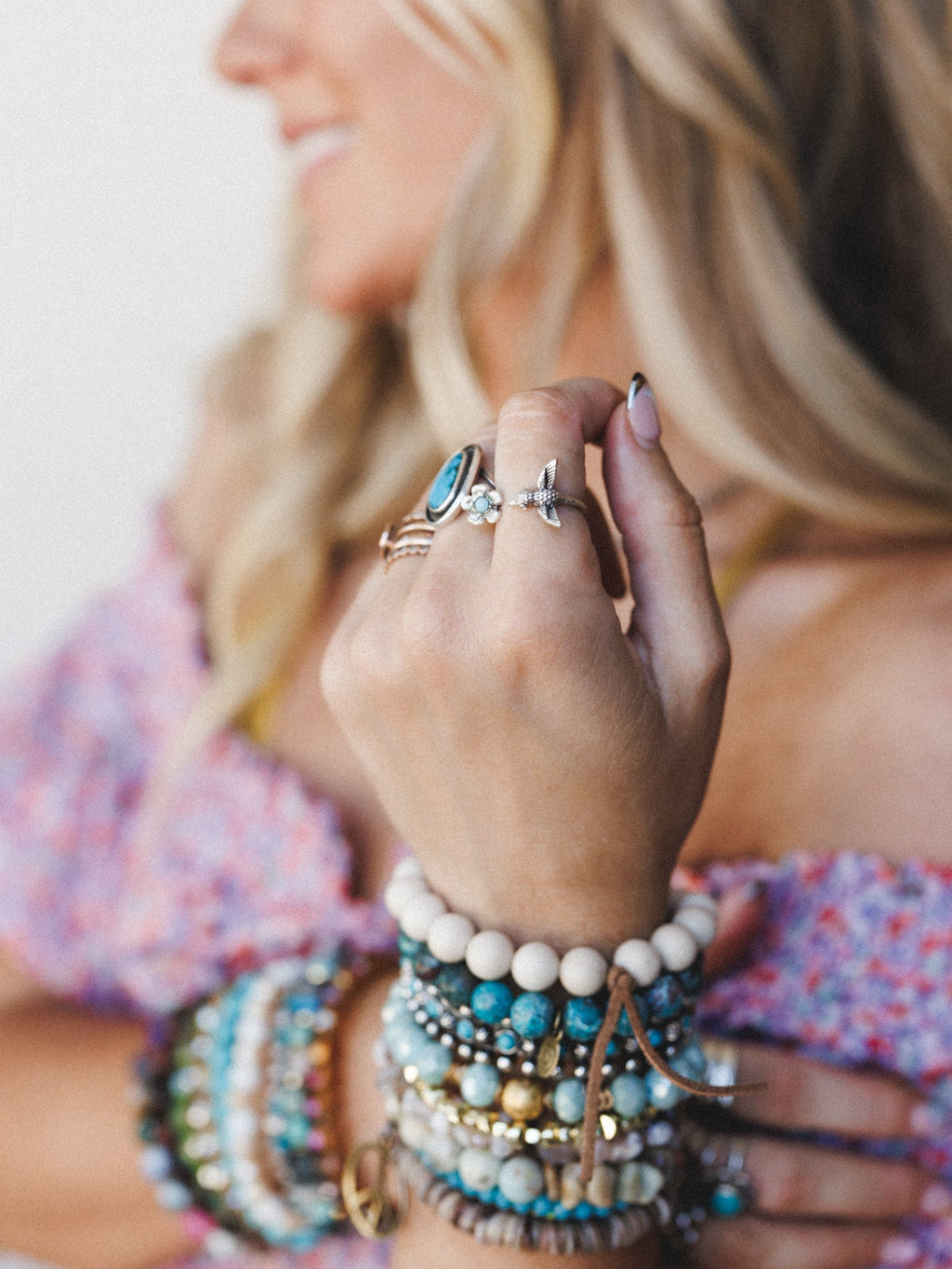 Mocking Bird Ring - Turquoise