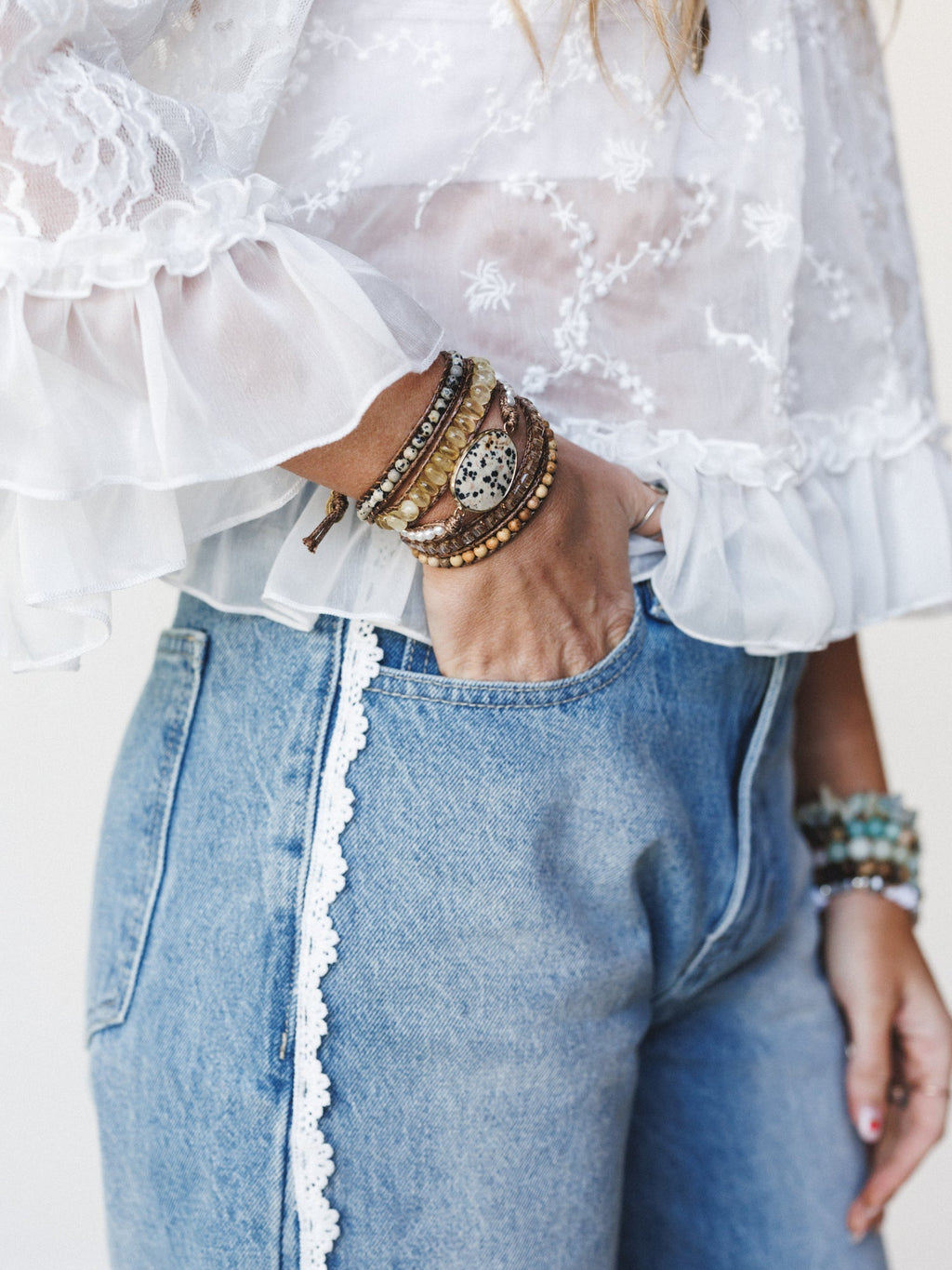 Kelly Wrap Bracelet - Robins Egg