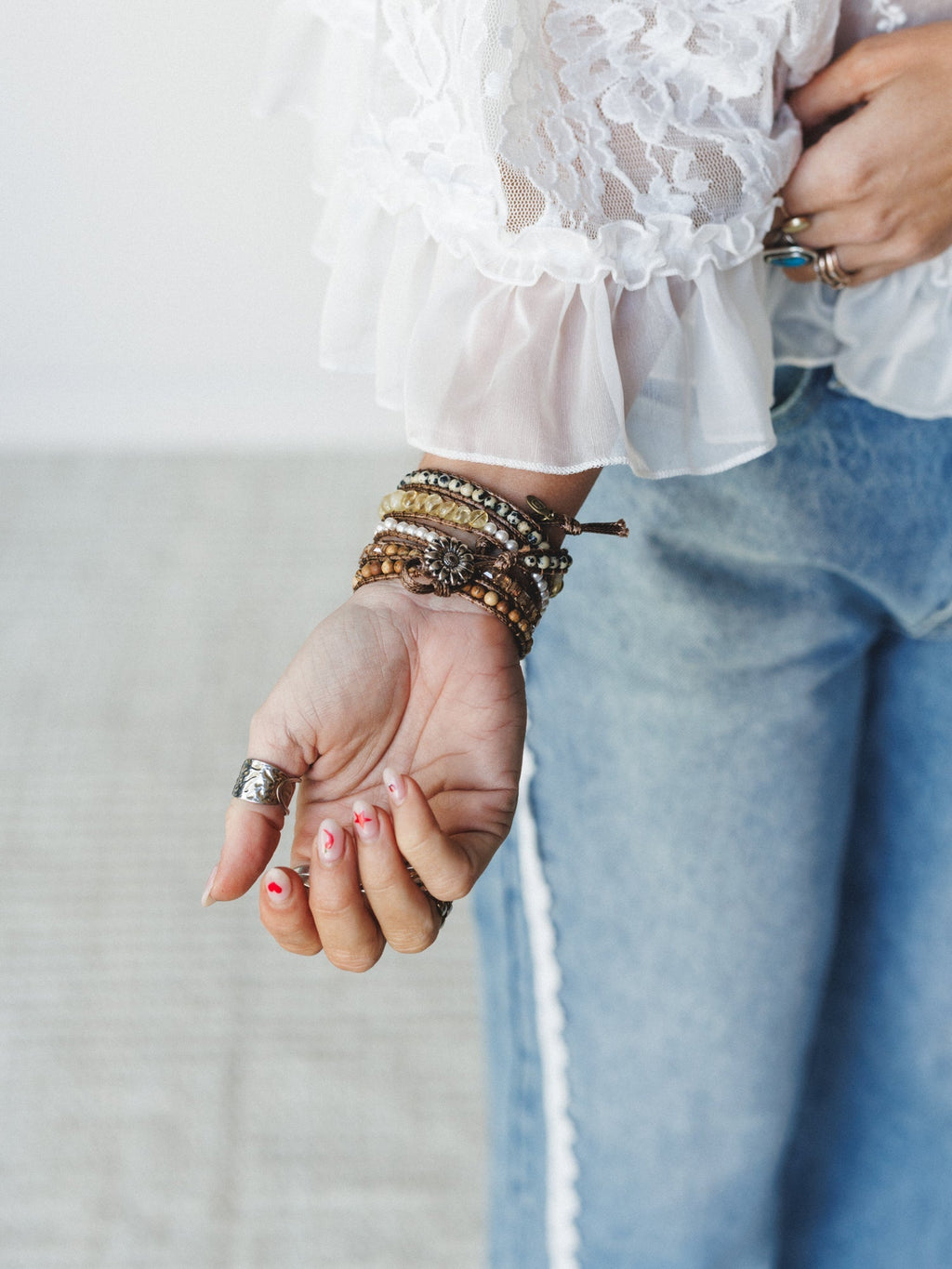 Kelly Wrap Bracelet - Robins Egg