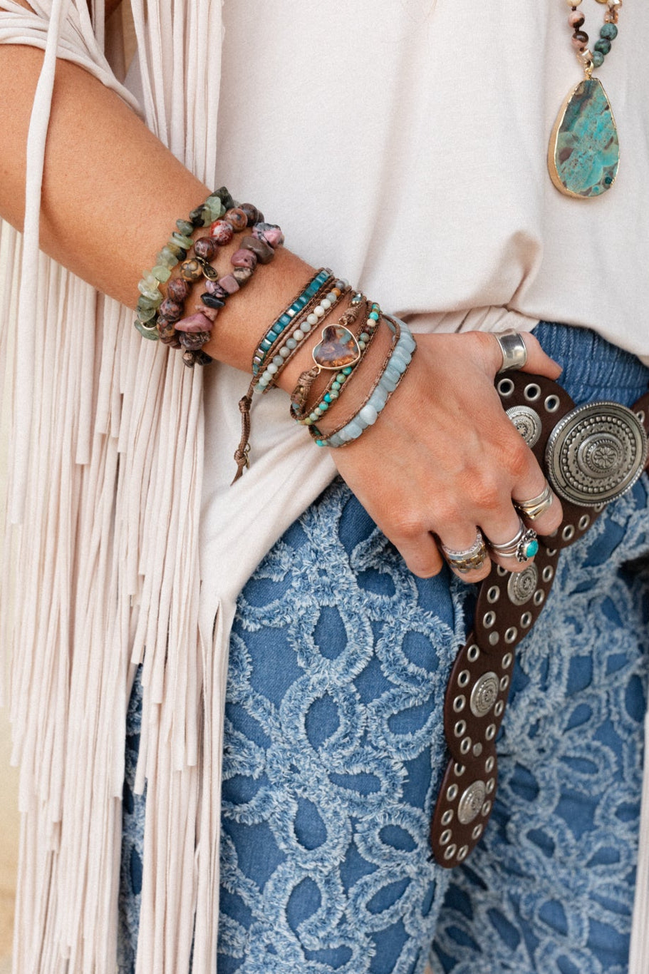Bound By Love Wrap Bracelet - Multi