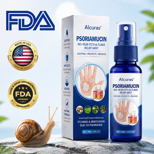 Alcuras® PsoriaMucin No-Rub Itch & Flake Relief Mist