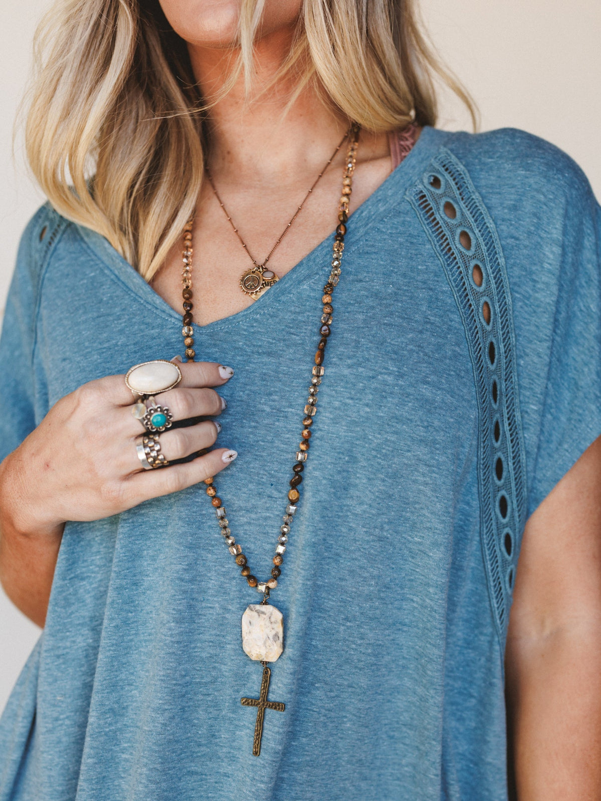 Stephanie Necklace - Jasper