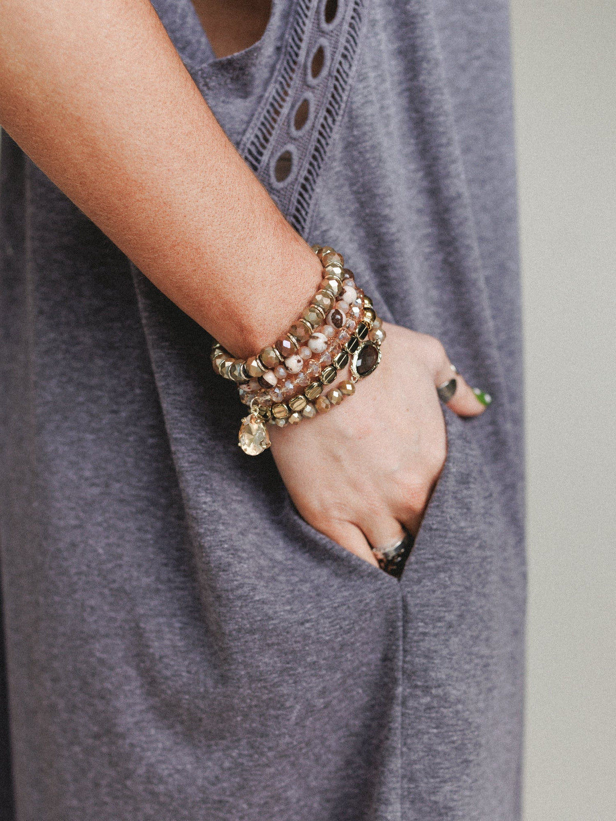 Toni Bracelet Set - Gold