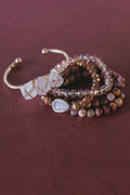 Peaches And Cream Bracelet Set - Orange Multi