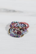Lavender Glow Bracelet Set - Purple