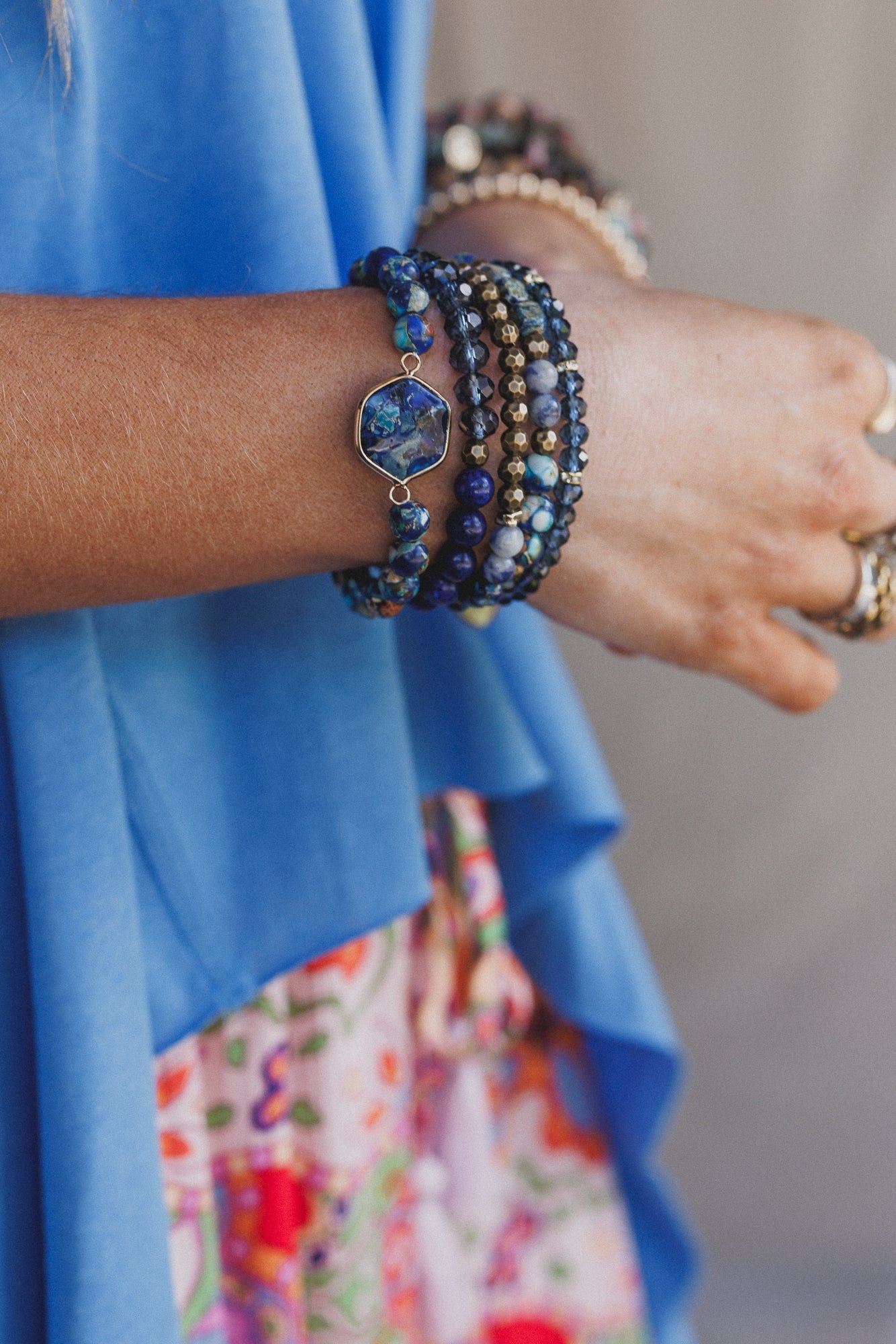 Samba Glow Bracelet Set - Blue