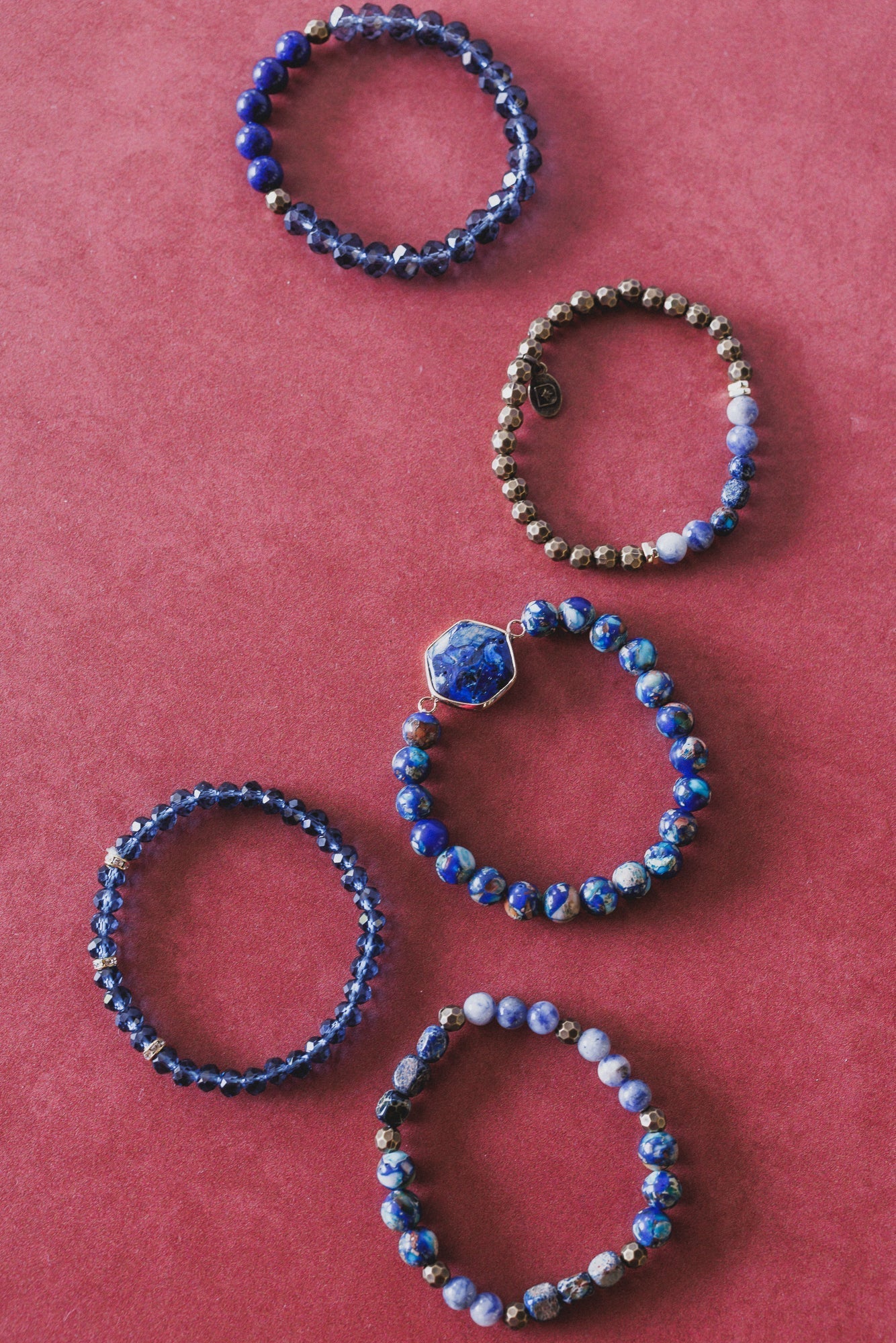 Samba Glow Bracelet Set - Blue