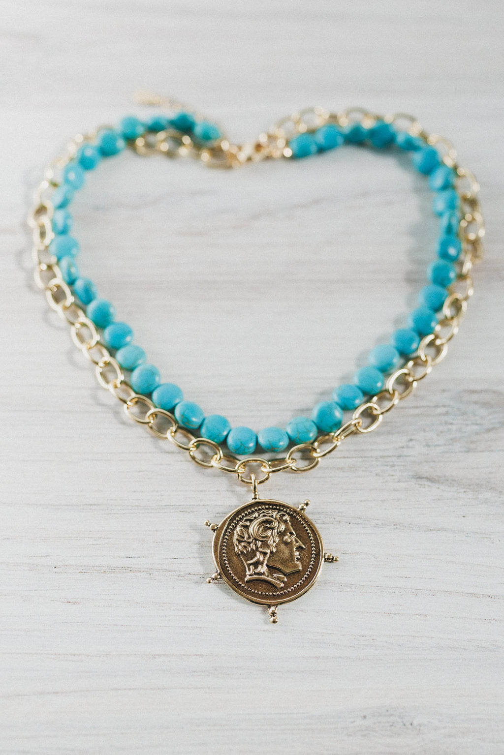 Seafarer Treasure Necklace - Blue Multi
