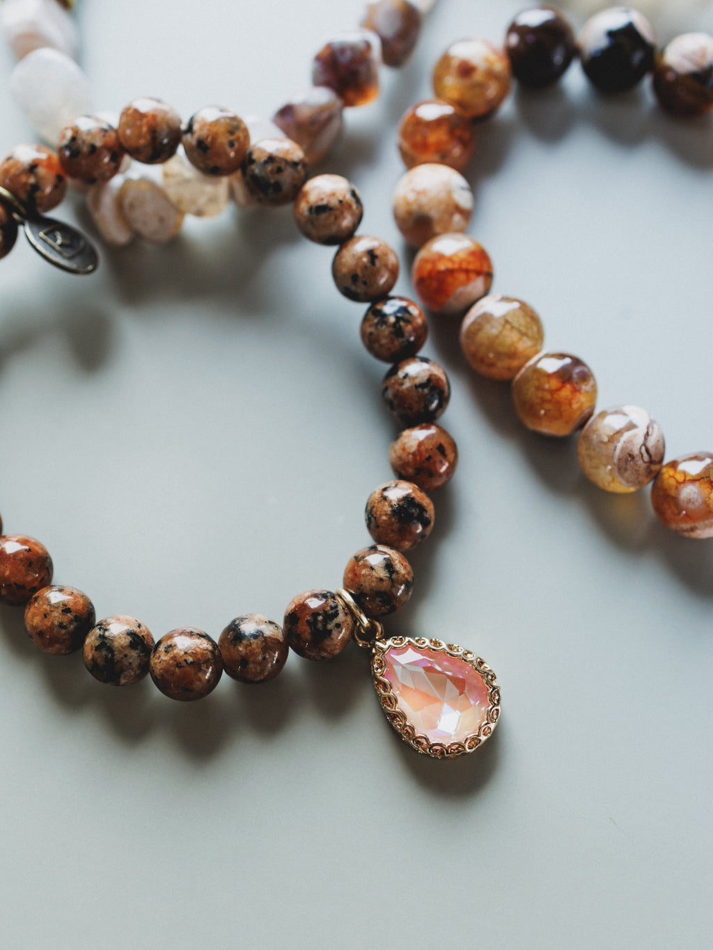 Night Sun Beaded Bracelets - Cinnamon