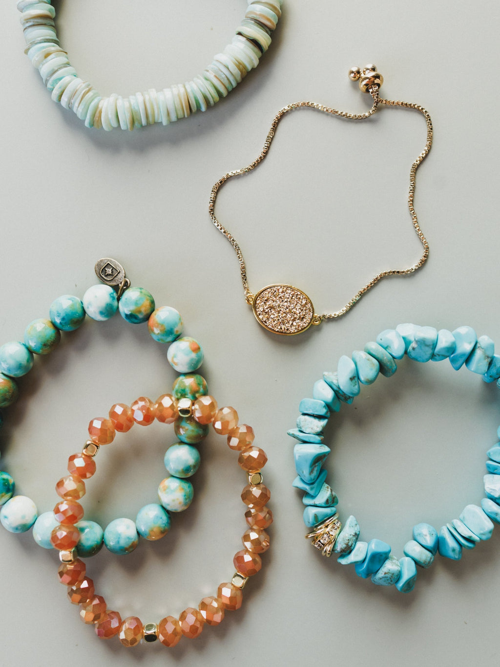 Camp Grounds Beaded Bracelets - Sunset