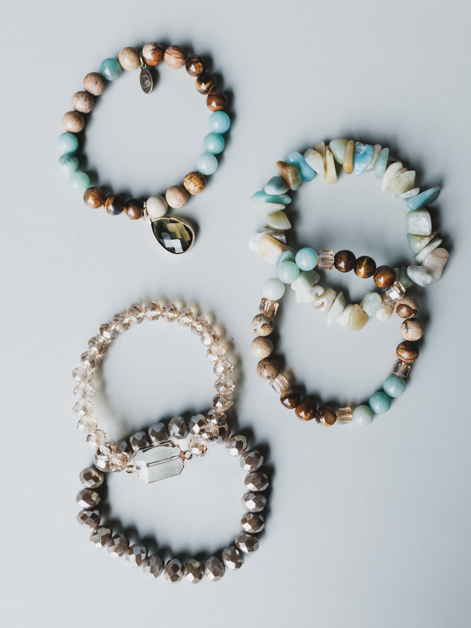 Arizona Wind Beaded Bracelets - Desert Sky