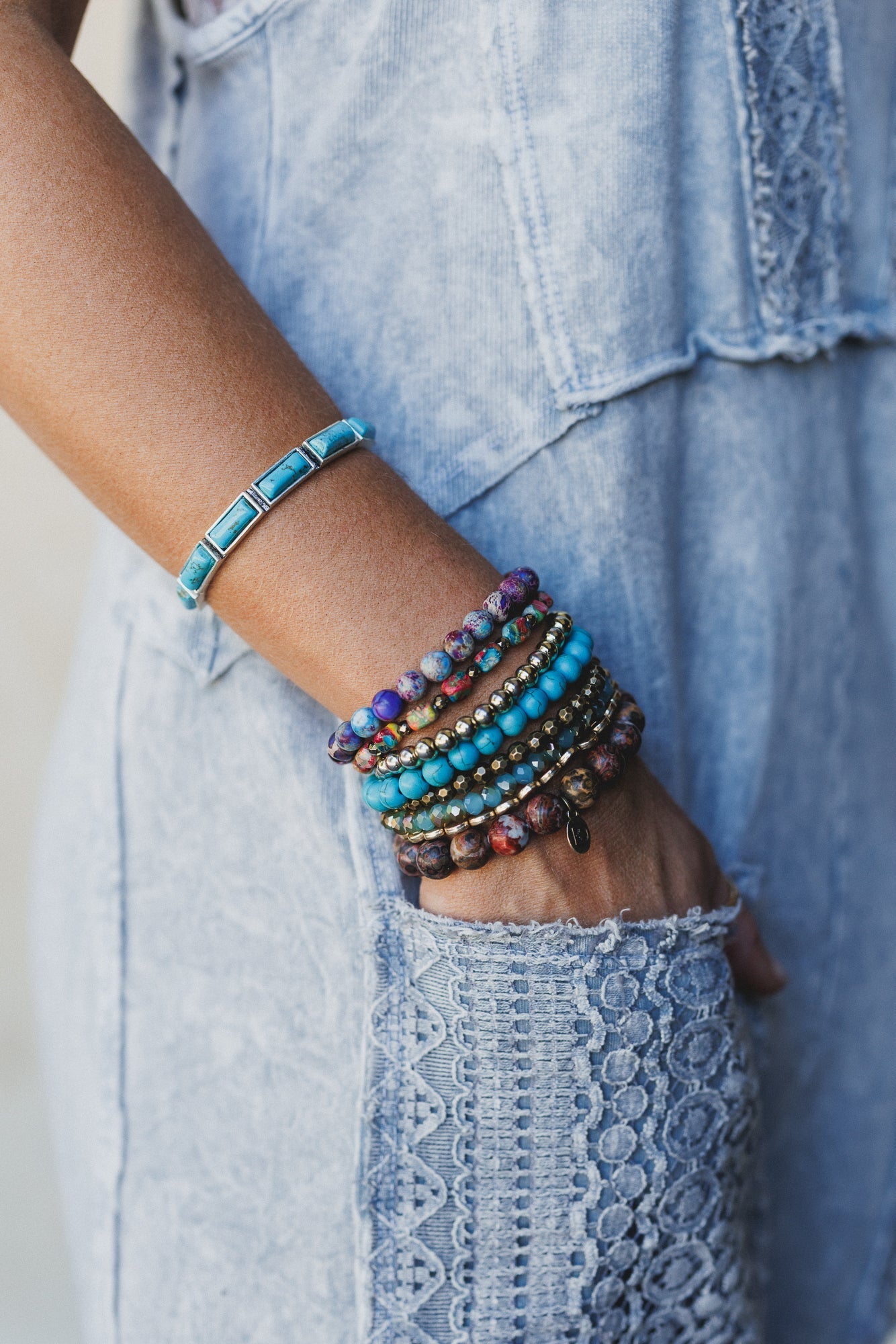 Outlaw Cuff Bracelet - Turquoise